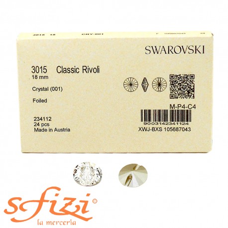 Bottoni Swarovski 3015 mm 18