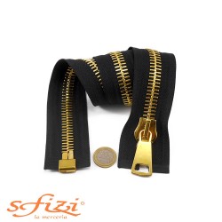 Cerniera Maxi Oro mm 40 sganciabile
