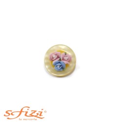 Buttons Resin bouquet 25 mm