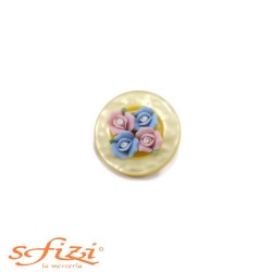 Buttons Resin bouquet 30 mm