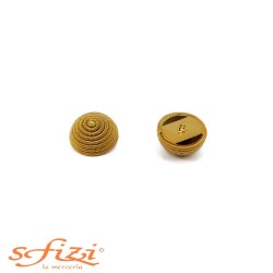 Bell-shaped filigree buttons 27 mm