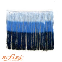 Frangia Multicolor Blu Rayòn cm 60