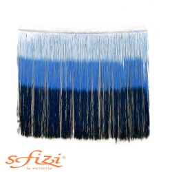 Rayòn Multicolor Blue Fringe 60 cm