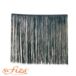 Black Acetate Fringe 60 cm Washable