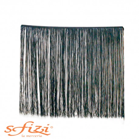 Frangia Nera in Acetato Lavabile cm 60